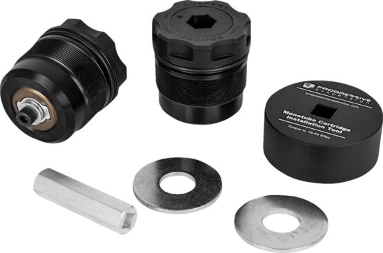 Progressive Fork Preload Adjuster Kit 49mm Black For Harley-Davidson