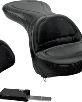 Explorer Stitched 2-Up Seat Black Gel w/Backrest