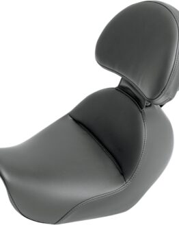 Wide Heels Down Solo Seat Black Gel w/Backrest Low