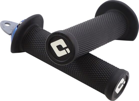 ODI Ruffian Lock-On Grips Black/Blue for ATV PWC 7/8 in Bars - Image 2
