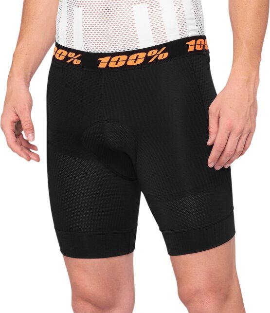100% Men's Crux Liner Shorts Black Size 32
