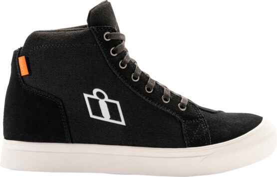 ICON Carga CE Boots Black/White Men's 9.5 - Image 2