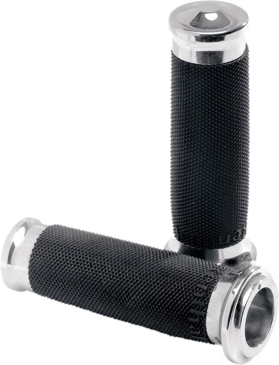 Contour Renthal Wrapped Grips - Chrome by Performance Machine