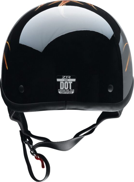 Z1R CC Beanie Hellfire Helmet XL Orange - Image 2