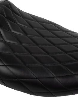 Le Pera Bare Bones Solo Seat Diamond Stitch Black For Harley FLH/FLT 2023-2024
