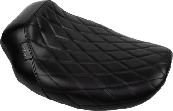 Le Pera Bare Bones Solo Seat Diamond Stitch Black For Harley FLH/FLT 2023-2024