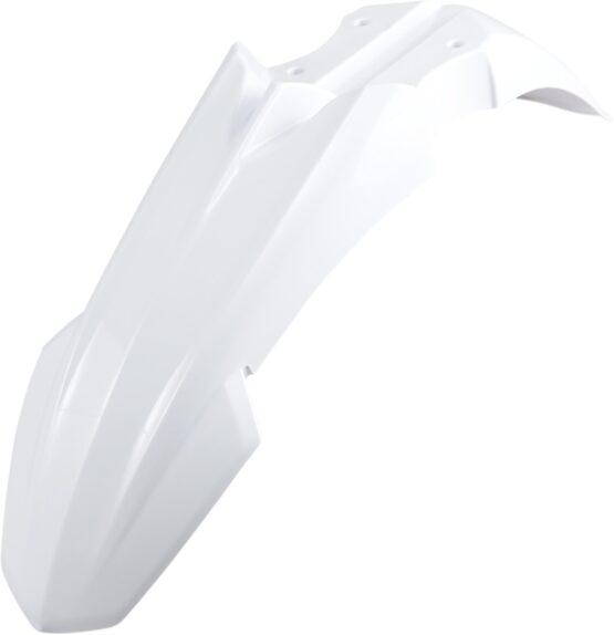 Acerbis Front Fender White Plastic Fits 2018-2024 Yamaha YZ65