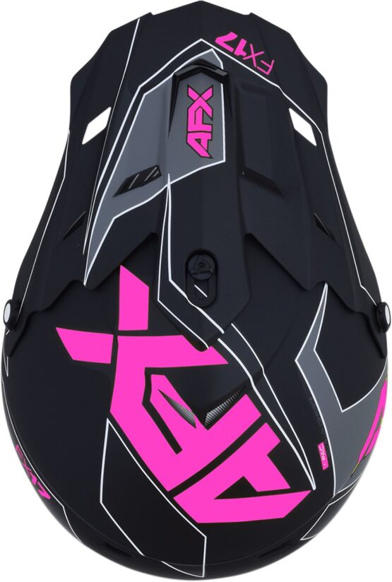 FX-17 Full Face Offroad Helmet Matte Pink X-Small - Image 4