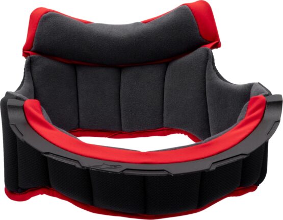 Alpinestars Supertech R10 Crown Pad Medium 15mm Black/Red - Image 2