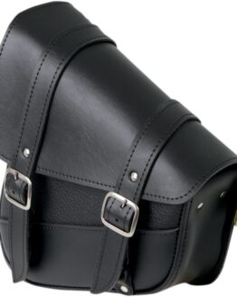 Willie & Max Revolution Swingarm Saddlebags Black Synthetic Leather