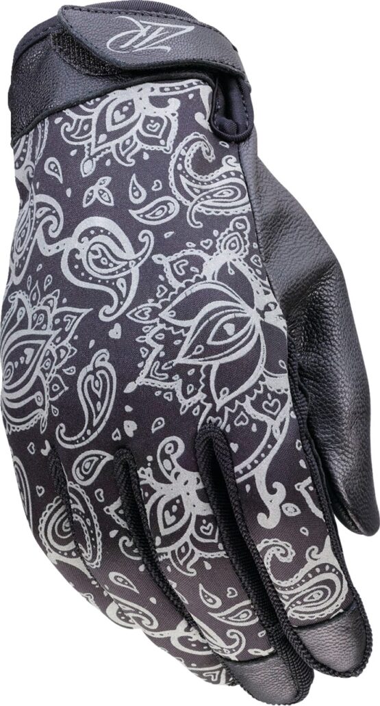 Z1R Women's Reflective Gloves XL Black/Light Gray