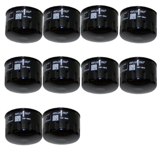 HF184 Oil Filter - Black - 10 Pack