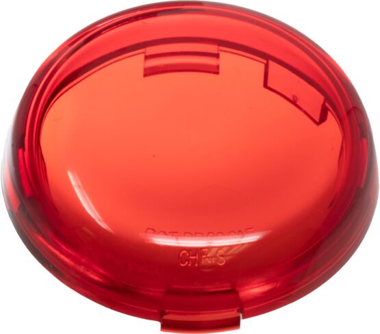 Red 2" Bullet Style Turn Signal Lenses - Pair - Image 2