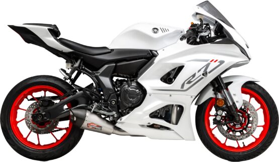Yoshimura AT2 Slip-On Exhaust Stainless Yamaha MT-07 YZF-R7 2018-2025 - Image 2