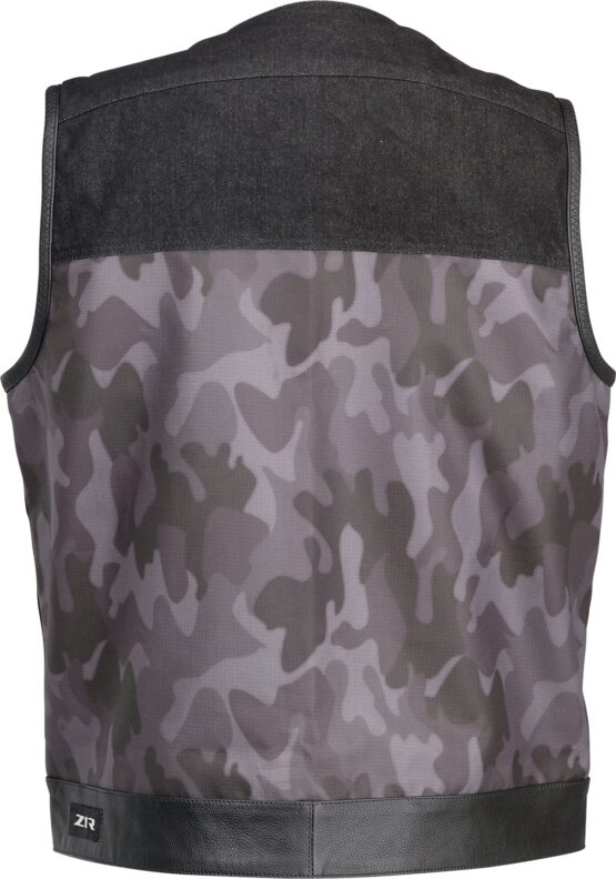Z1R Nightfire Camo Vest Black/Gray Large Men's - Image 2