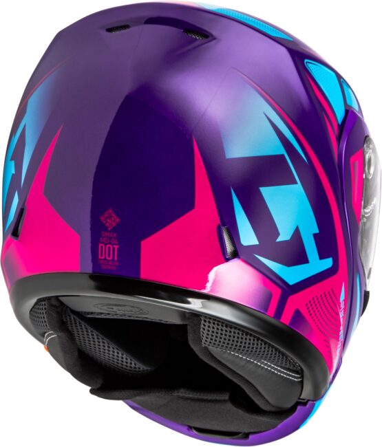 GMAX MD-04 Sector Modular Helmet Violet/Pink Medium - Image 3