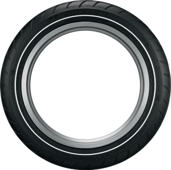 American Elite Front Tire 130/80B17 65H Bias TL White Wall