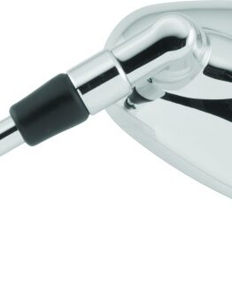 BikeMaster Left Mirror Chrome Silver 600461 Fits 2004 Suzuki LS650 Savage