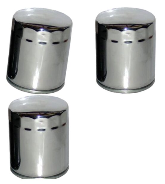 HF170C Oil Filter - Chrome - 3 Pack