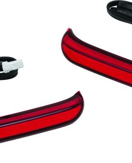 Kuryakyn Tracer Saddlebag Lights Red Lens Pair