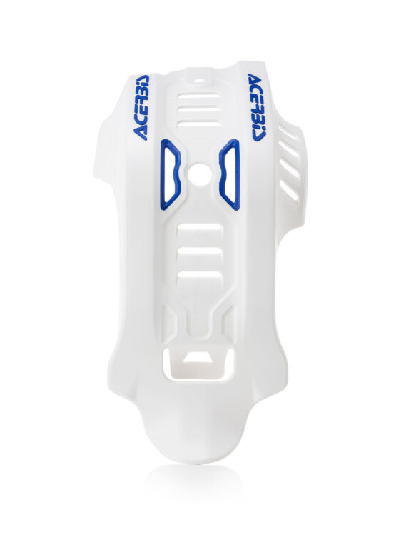 Acerbis Skid Plate White/Blue Fits 19-23 KTM EX450F/MC450F/SX-F450/XC-F450 - Image 2