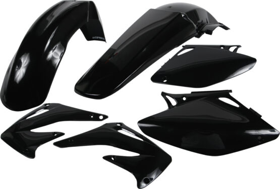 Acerbis Black Plastic Kit 6pc Fits 02-03 Honda CRF450R