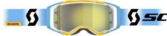 Scott Prospect 6 Days LE Goggle White/Blue Yellow Chrome Lens - Image 2