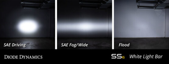 12 In LED Light Bar Single Row Straight Clear Wide Each Stage Series - Image 3