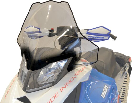 POWERMADD Cobra X-Tall Windshield Clear/Black For Ski-Doo Models