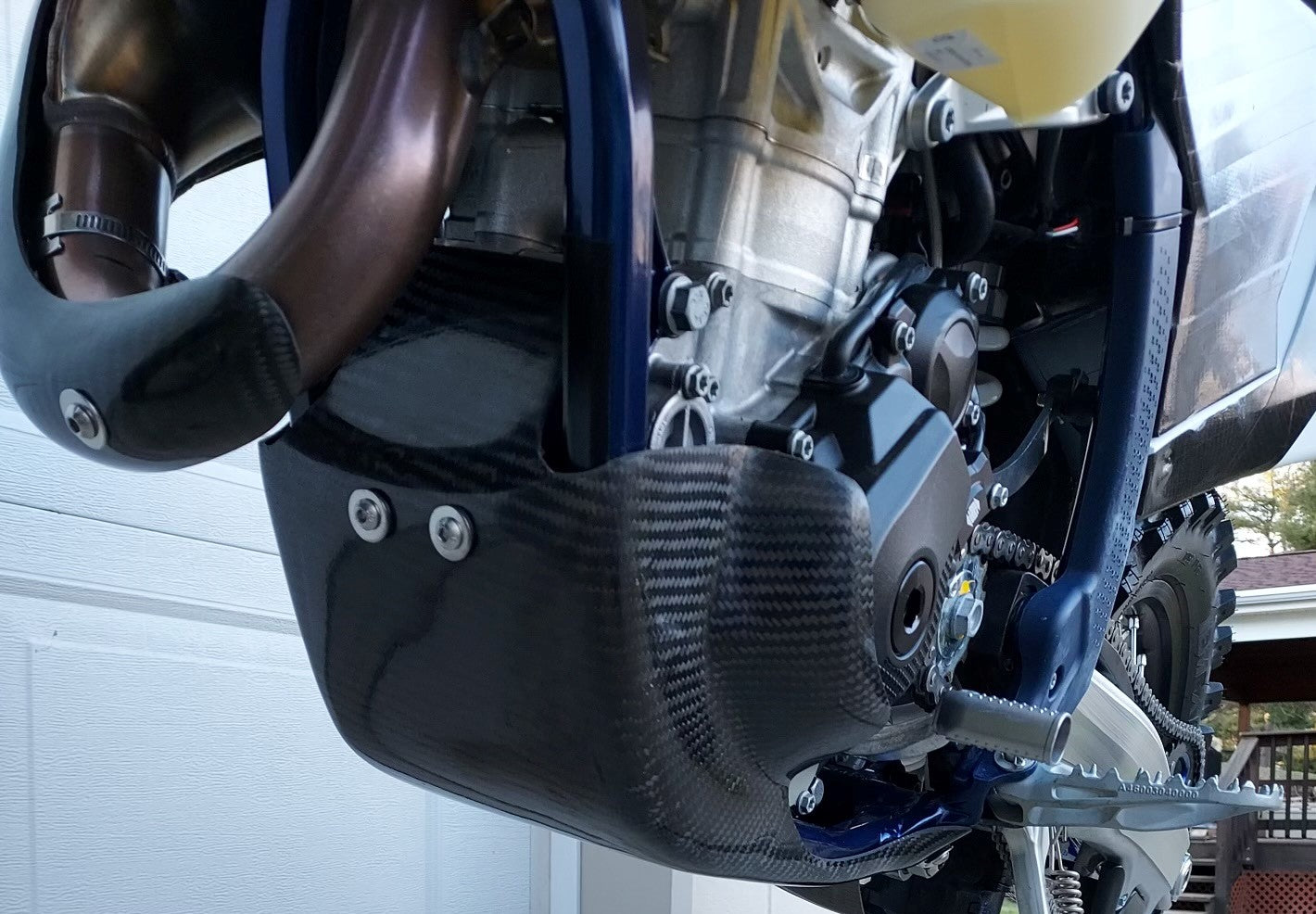 Carbon Fiber Skid Plate W/Out linkage Guard - Image 3