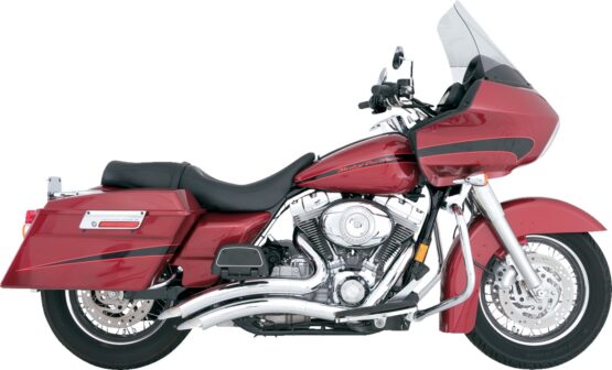 Vance & Hines Big Radius 2-2 Chrome Exhaust Fits HD Dresser 07-09 - Image 2