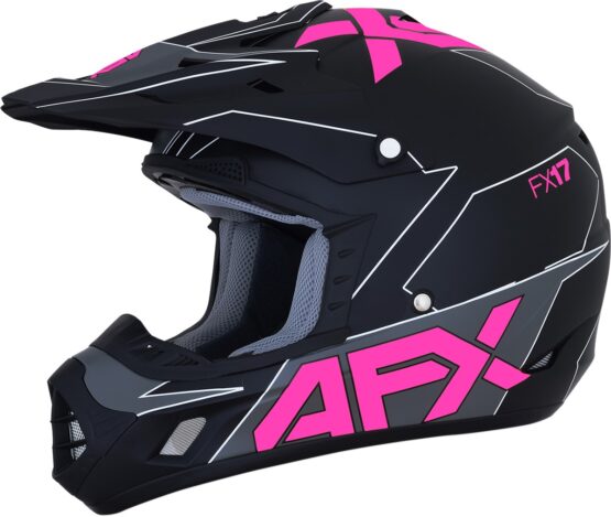 FX-17 Full Face Offroad Helmet Matte Pink X-Small - Image 5