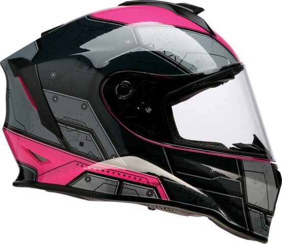 Z1R Youth Warrant Sentinel Helmet - Large, Pink/Gray - Image 3