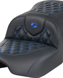 Saddlemen Roadsofa Seat Lattice Blue Stitch for Harley FLTR FLHX 2023-2024