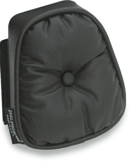 Drag Specialties Tapered Backrest Pad Pillow Black Vinyl