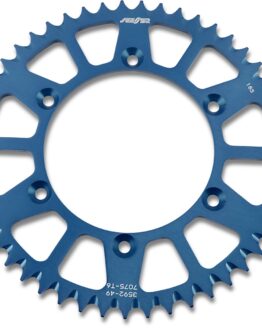 Works Triplestar Aluminum Rear Sprocket 49T Blue