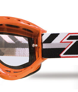 3101 Orange Atzaki Youth MX Goggles - Clear Lens