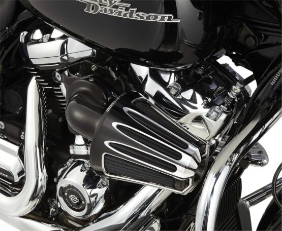 Arlen Ness Black Monster Sucker Air Cleaner Kit - Deep Cut Design