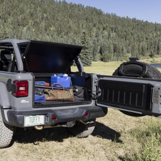 Tuffy Deluxe Cargo Enclosure for Jeep Wrangler JL 4-Door w/ Subwoofer - Image 3
