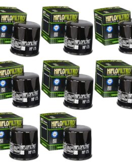 HF175 Oil Filter - Black - 8 Pack