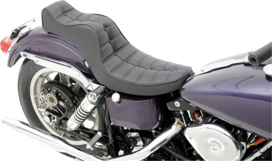 Drag Specialties Mini King and Queen Seat Black For Harley FL/FX 1958-1984 - Image 2