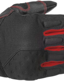 Crossland Motorcycle Gloves Black/Red Medium