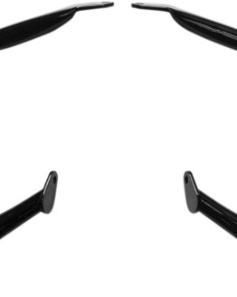 Drag Specialties Big Buffalo Saddlebag Bars Black Harley Touring Models