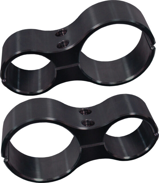 Black Shock Clamps - 1.75" Cage / 2.5" Shock Reservoir For RZR
