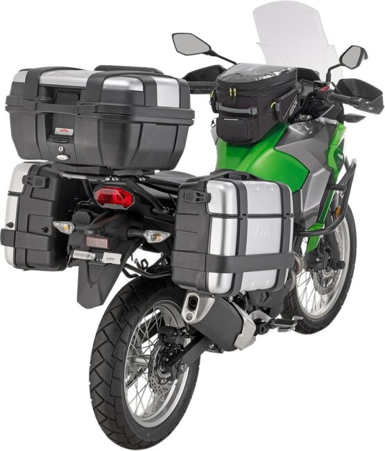 Givi Specific Tubular Side Case Holder Black Fits Kawasaki Versys - Image 2
