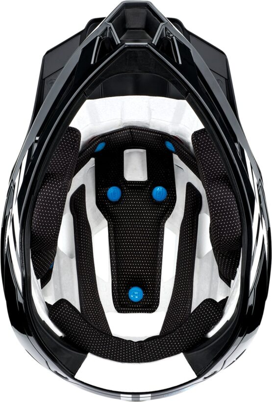 100% Trajecta Fidlock Bicycle Helmet Black/White Large - Image 3