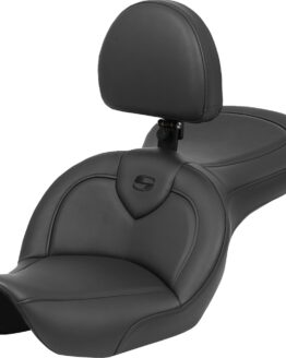 Saddlemen Roadsofa Seat with Backrest Black For FXDWG 1996-2023