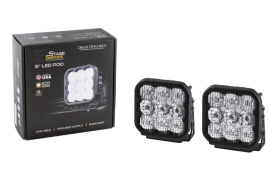 SS5 LED Pod Pro - White Driving (Pair) - Image 2