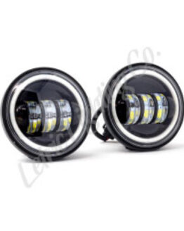 Letric Lighting 4.5in Black Full-Halo Indian