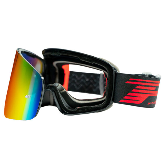 3205 MX Goggles - Matte Black Frame w/ Magnetic Silver Iridium Lens - Image 2